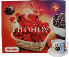 Hloh sušený s černým bezem porcovaný v krabičce